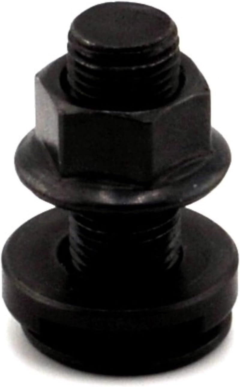 VanEssential L-Track Single Stud Bolt M10 x 1.0 Thread (Metric) 25mm / 1 inch Venture Track Accessory Black - 4 pcs - Image 2